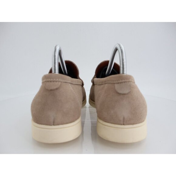 Vince Camuto Mens Kadron Shoes Loafers Size 8.5 Tan Suede Slip On Moc Toe Casual - Picture 5 of 13